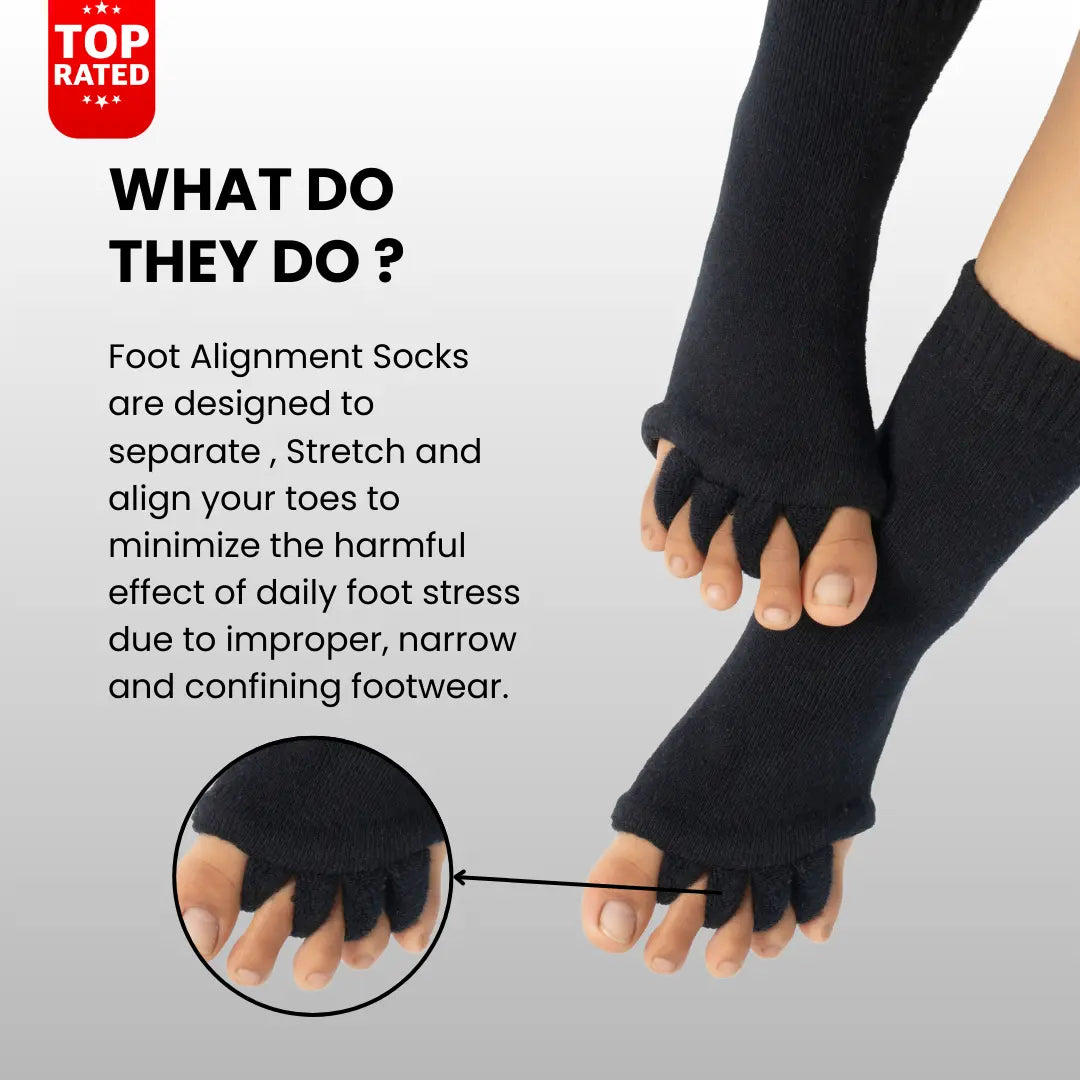 Premium Foot Alignment Socks for Bunions, Hammer Toes, and Plantar Fasciitis